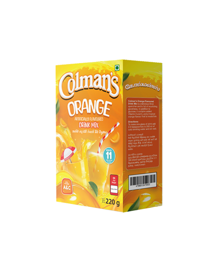 Colman’s Orange Flavoured Drink Mix 220g