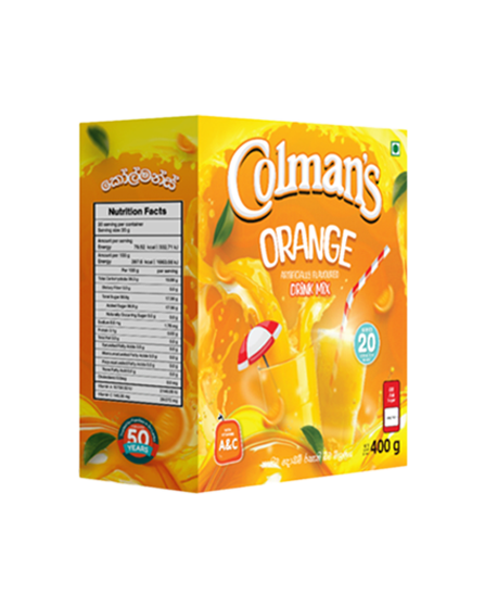 Colman’s Orange Flavoured Drink Mix 220g