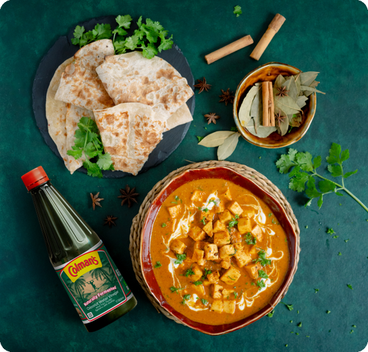 Paneer Butter Masala made with Colman’s Natural Coconut Vinegar